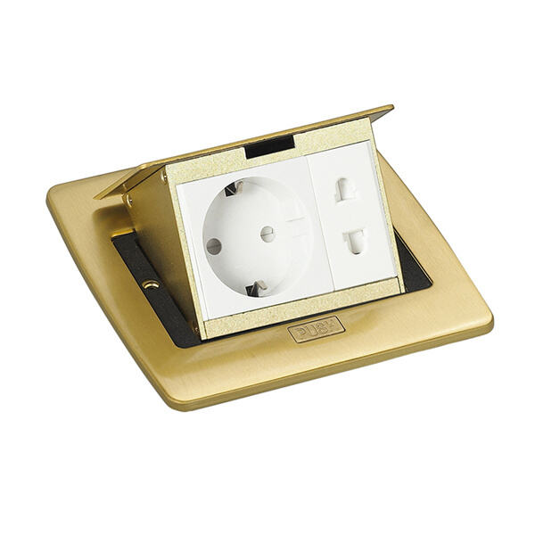 Minimize Cord Clutter with a Sleek Floor Electrical Outlet!"