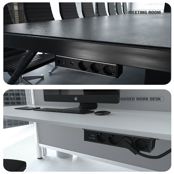 Vylepšete si domácí kancelář pomocí nábytkové elektrozásuvky