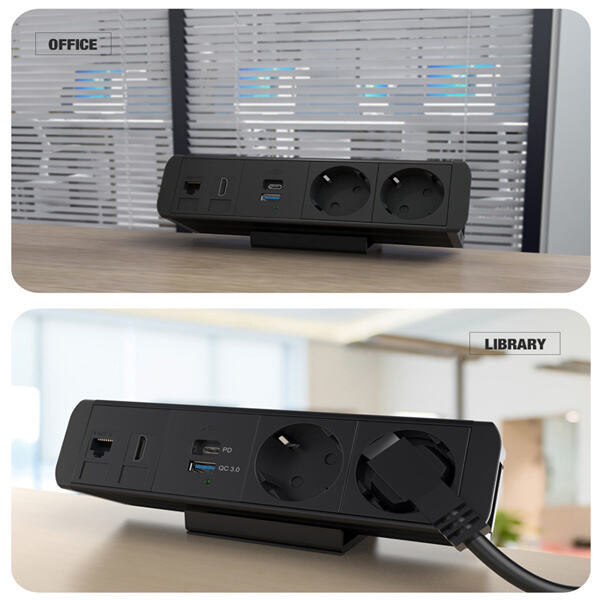 Jednoduché řešení pro splašené kabely a zaprášené stoly