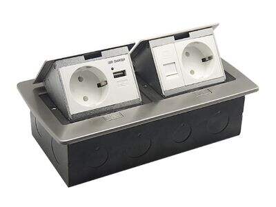 Under Cabinet Angled Outlets for Compact Kitchens