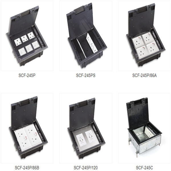 Safe & Secure Electrical Outlets with Floor Covers