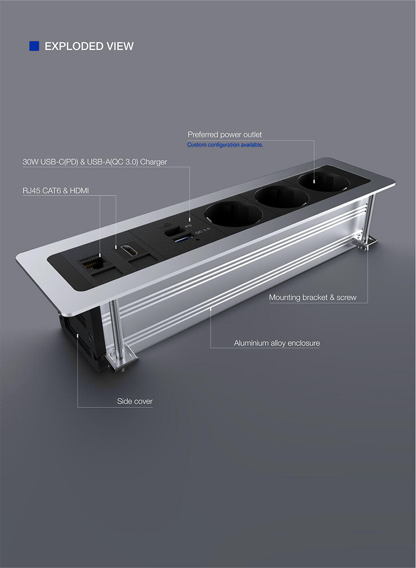 How Desk Power Sockets Reduce Workspace Clutter