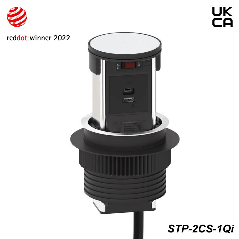 Nástavní vysunovací zásuvka STP-2(CS)