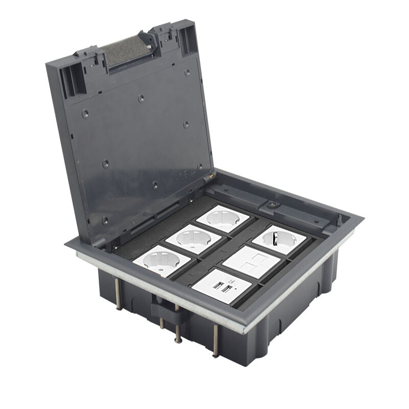 SCF-245P Series Integrated Floor Outlet Boxes